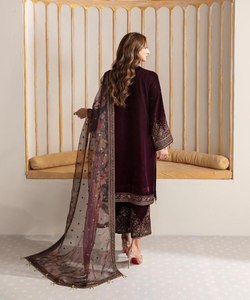 インドとパキスタンのフュージョン: ファッションステートメントのための伝統的なインドとパキスタンのスタイルのインドのパキスタンSalwar Kameezフュージョン - Product Image 3