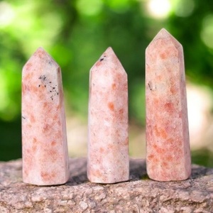 El yapımı turuncu Sunstone kristal dikilitaş kulesi meditasyon şifa kristal noktası kulesi Feng Shui ev dekor kral akik - Product Image 5