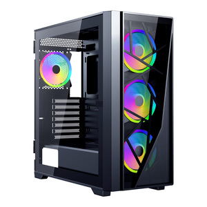 NUEVO-Ultimate Pc Case HDD SSD Gamer Desktop BLACK Vender System Unit Computer Case Manufacturer-Caja de ordenador - Product Image 4