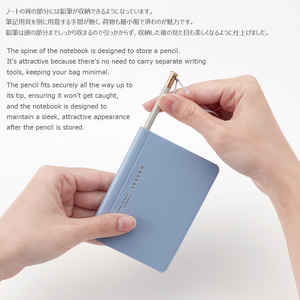 高品质工厂成本Isshoni迷你备忘录写字板聚氯乙烯封面口袋素描笔记本铅笔印刷 - Product Image 2