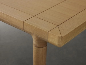 Eletta现代矩形设计实木餐桌套装8座家庭酒吧客厅餐厅家具 - Product Image 5