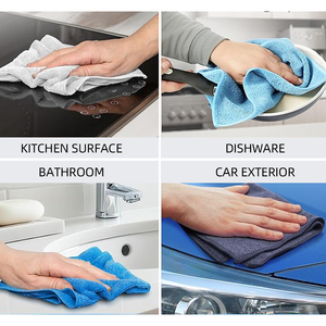 High Quality Durable 3M Pearl <strong>Towel</strong> Multi-Color Square Shape Custom Size Microfiber Cleaning Cloth for Household Car Washing - Product Image 6