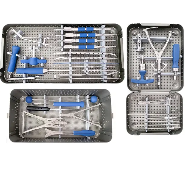 Beste Qualität Wirbel Pedikel-Schraube Instrumente-Set Wirbel Pedikel-Strauben-Schraube-Set Fabrik Hersteller Chirurgieinstrumente