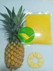 批发仙境与冷冻菠萝块越南冷冻菠萝片进口商