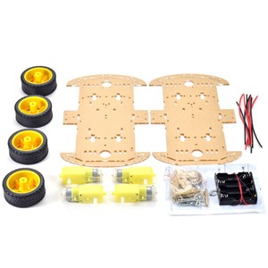 ชุดแชสซี4WD หุ่นยนต์อัจฉริยะชุด DIY สำหรับการศึกษาลำต้น