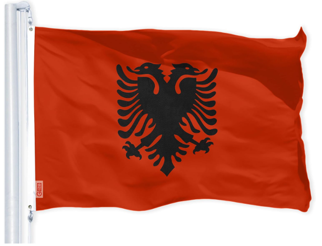 Drapeau de l'Albanie