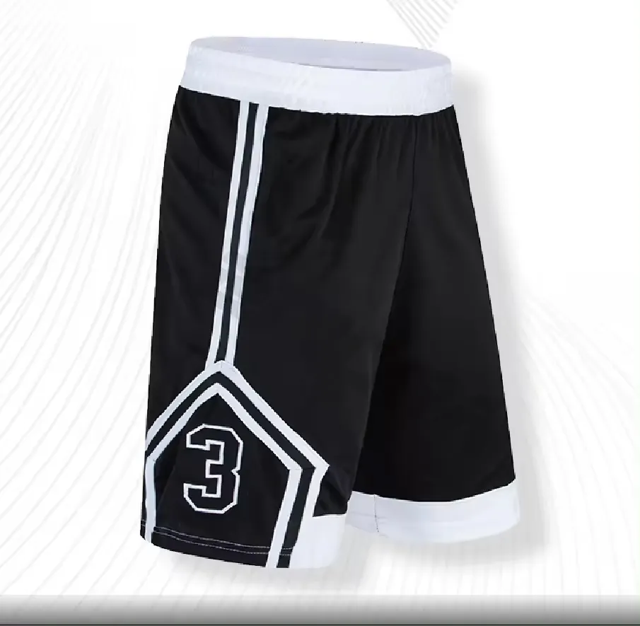 Sublimasi cetak celana basket celana pendek untuk pria kustom basket celana pendek untuk nama tim kustom