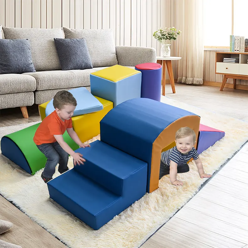 Fabbrica personalizzato soggiorno bambini divano mobili Nugget divano Splicing divano combinazione sicuro stabile divano per bambini