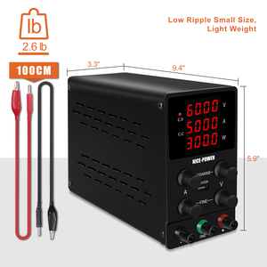 Nice Power Sps605 60V 5A Banco blanco Reparación móvil Fuente de alimentación programable regulada variable