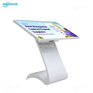 360SPB ITK43S Kapazitiver Touchscreen-Kiosk im S-Design Einfach zu bedienen, der sowohl Bargeld als auch elektronische Zahlungen unterstützt