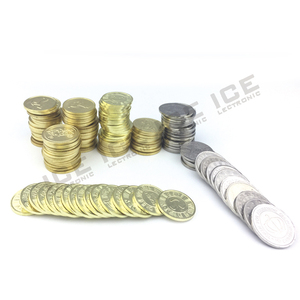 OEM定制起重机机拱廊令牌硬币不同尺寸金属游乐-厂家直销洗衣机兼容令牌 - Product Image 4
