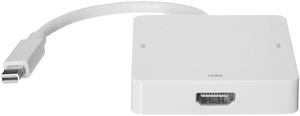 迷你显示端口至HDMI/DVI/VGA适配器，具有聚氯乙烯护套4k分辨率，适用于显示器应用 - Product Image 2