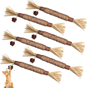 Luxury Daily <strong>Use</strong> Chewing Toys for Aggressive Chewers Natural Silvervine Sticks and Teething <strong>Catnip</strong> Toys for Cats