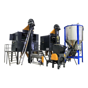 Máquinas de clasificación de plástico mezcla automática ABS/PS/PP/PE/PET/PVC planta de reciclaje de plástico mixto con motor nuevo