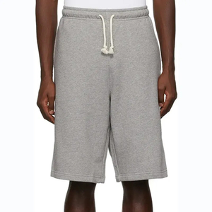 Oversized Unisex New Wholesale Custom Logo 3D <strong>Design</strong> Long Length Draw <strong>Strings</strong> &amp; <strong>Elastic</strong> Band Sweat Shorts for Men's OEM Service - Product Image 1