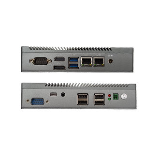 Endüstriyel fansız PC J6412 DDR4 Mini bilgisayar çift Lan 2 * COM 6 * USB ofis masaüstü bilgisayar Windows 11pro Linux OS için eğitim - Product Image 1