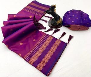 Mumbai Ragini vol 6 maharashtra özel yumuşak ipek toptan sarees - Product Image 2