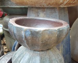 [Yakut Linh]-toptan seramik saksı yetiştiricilerinin akan sır bitki vazosu ekici Bonsai saksısı büyük atlantik Pot - Product Image 2