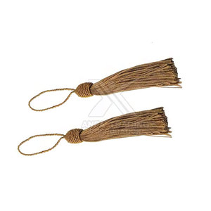 柔软的线均匀流苏，带环，便于连接，定制使用长流苏肩文，均匀 - Product Image 2