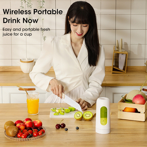 Mini <strong>Juice</strong> Extractor Portable Rechargeable Mixer Blender <strong>One</strong> Clickclean Cleaning Mixer - Product Image 5