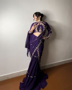 LEHENGA SAREE Bollywood Party Wear Indian Pakistani New <strong>Sari</strong> Wedding Designer - Product Image 6