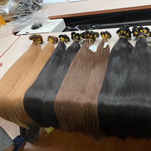 למעלה איכות Flattips Prebonded אדם רמי לציפורן מיושרת שיער הרחבות גלם שיער לאורך זמן