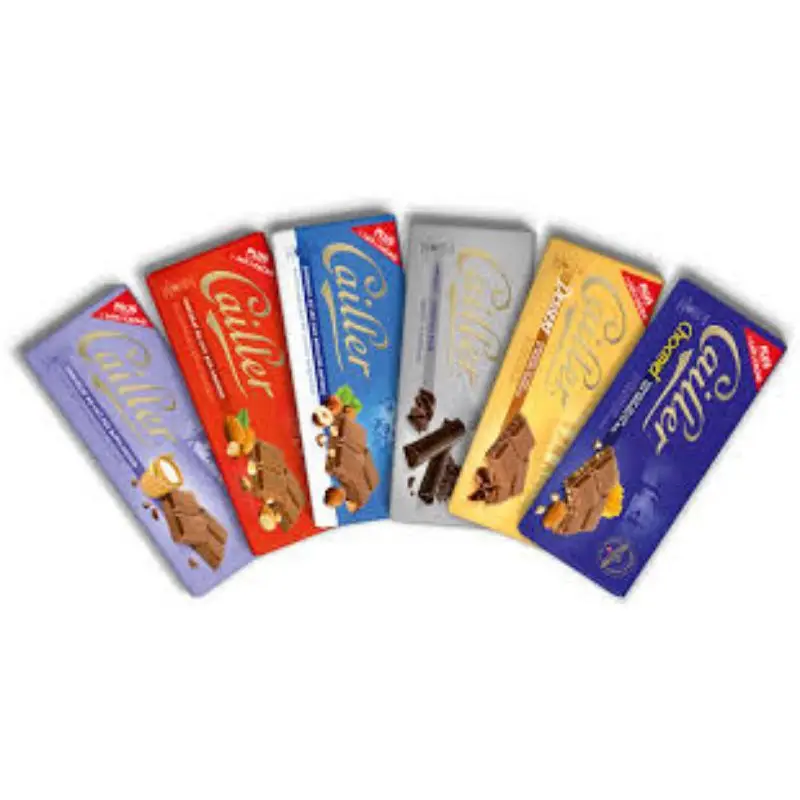 Comprar Cailler Ramos Barras de Chocolate Caramelo S 5 peças (115g) / Cailler Leite & Avelãs-Barra de Chocolate com Leite Suíça 100g