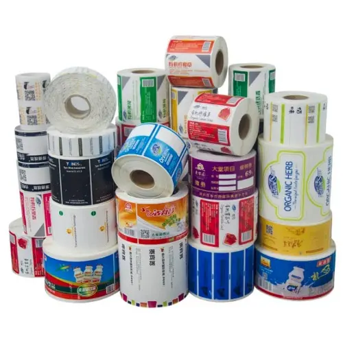 Roll Paper Label Sticker Waterproof Thermal Self Adhesive Directly Packaging Printing Customized