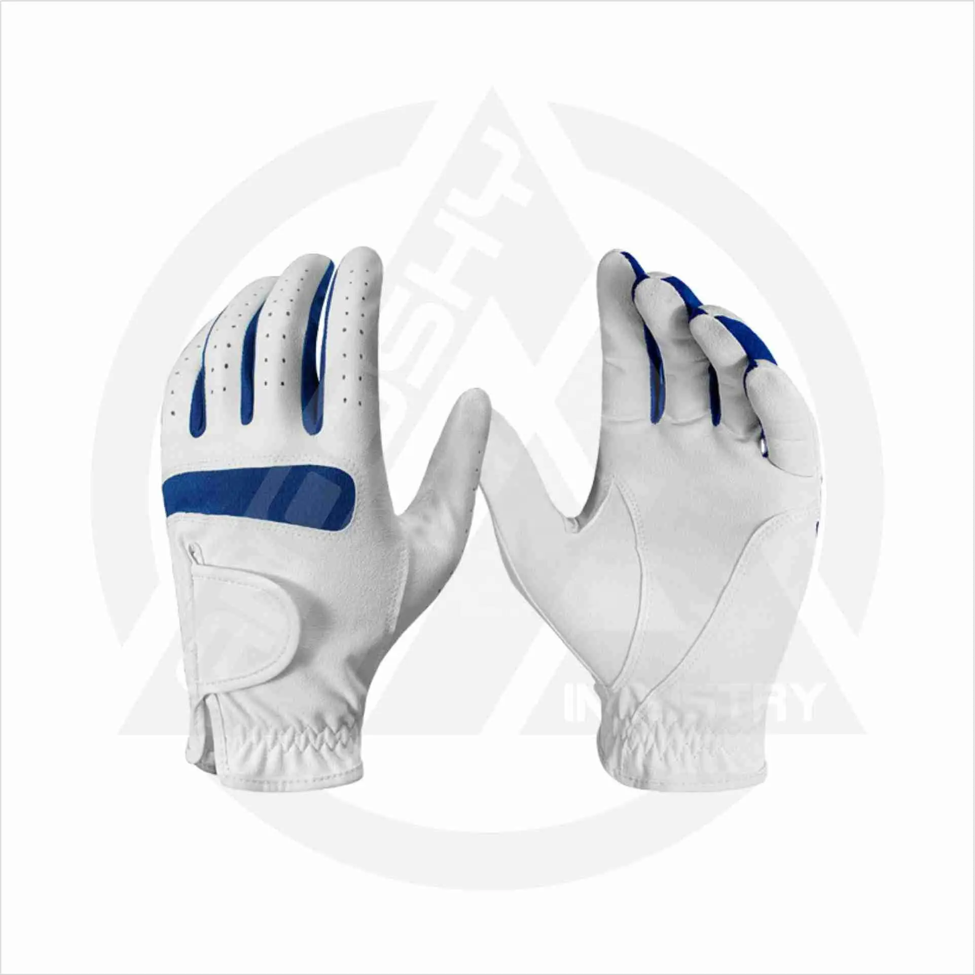 2024 высококачественные перчатки для гольфа с логотипом на заказ, мужские и женские универсальные левые правые руки, перчатки из натуральной кожи для гольфа OEM