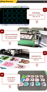 เครื่องตัดสติกเกอร์ CCD เครื่องตัดดิจิตอลสำหรับบอร์ด KT - Product Image 4