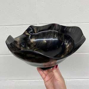 Customizable Buffalo <strong>Horn</strong> Bowl Animal-Style Carved Serving Bowl for Tableware &amp; Kitchenware <strong>Horn</strong> Serving Bowl Custom Size <strong>Shape</strong> - Product Image 1