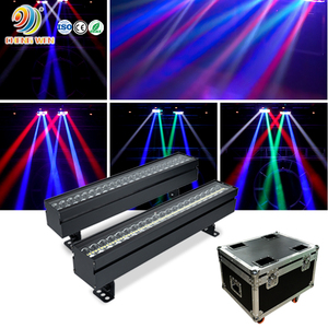 DJ disko ledi hareketli ışıklar müzik gösterileri için çift sıralı ışık perde lamba gece kulübü ve parti olay mekan DMX512 kontrol modu - Product Image 1