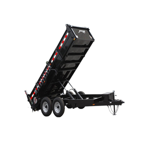<strong>Double</strong> <strong>Axle</strong> Dump <strong>Trailer</strong> 8 Ton Farm Tipping <strong>Trailer</strong> for Tractor Agricultural Hydraulic <strong>Small</strong> Dump <strong>Trailer</strong> Low Price - Product Image 5