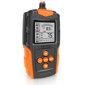 Tester batteria auto WZAUTO 12V 24V digitale veicolo di avviamento Scanner di ricarica diagnostica analizzatore di misurazione della batteria - Product Image 1