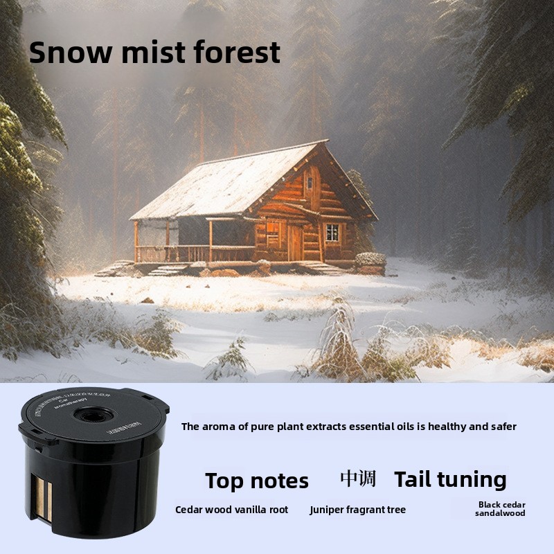 Recharge de cartouche de cigarette-Forêt de brume de neige