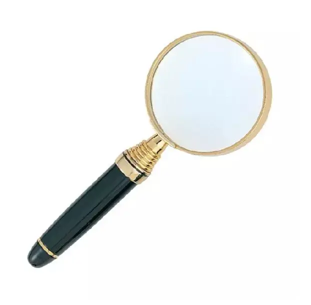 Loupe moderne nautique de haute qualité avec poignée transparente loupe personnalisée pour l'école collège