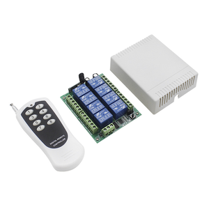 433MHz Fernbedienung schalter 8Ch Relais modul Rf Wireless Remote Control Switch Empfänger Sender modul - Product Image 1