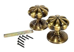 Modern Design Solid Brass round <strong>Doorknob</strong> with Pull Handle Rim <strong>Doorknob</strong> - Product Image 4