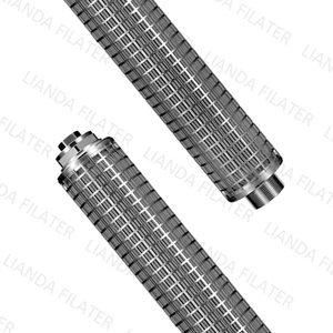 LIANDA 52 mm Cartridge <strong>Filter</strong> SS904L <strong>Sintered</strong> Stainless Steel 75 Micron Diamond Hole Metal Catalyst Recovery & Retention