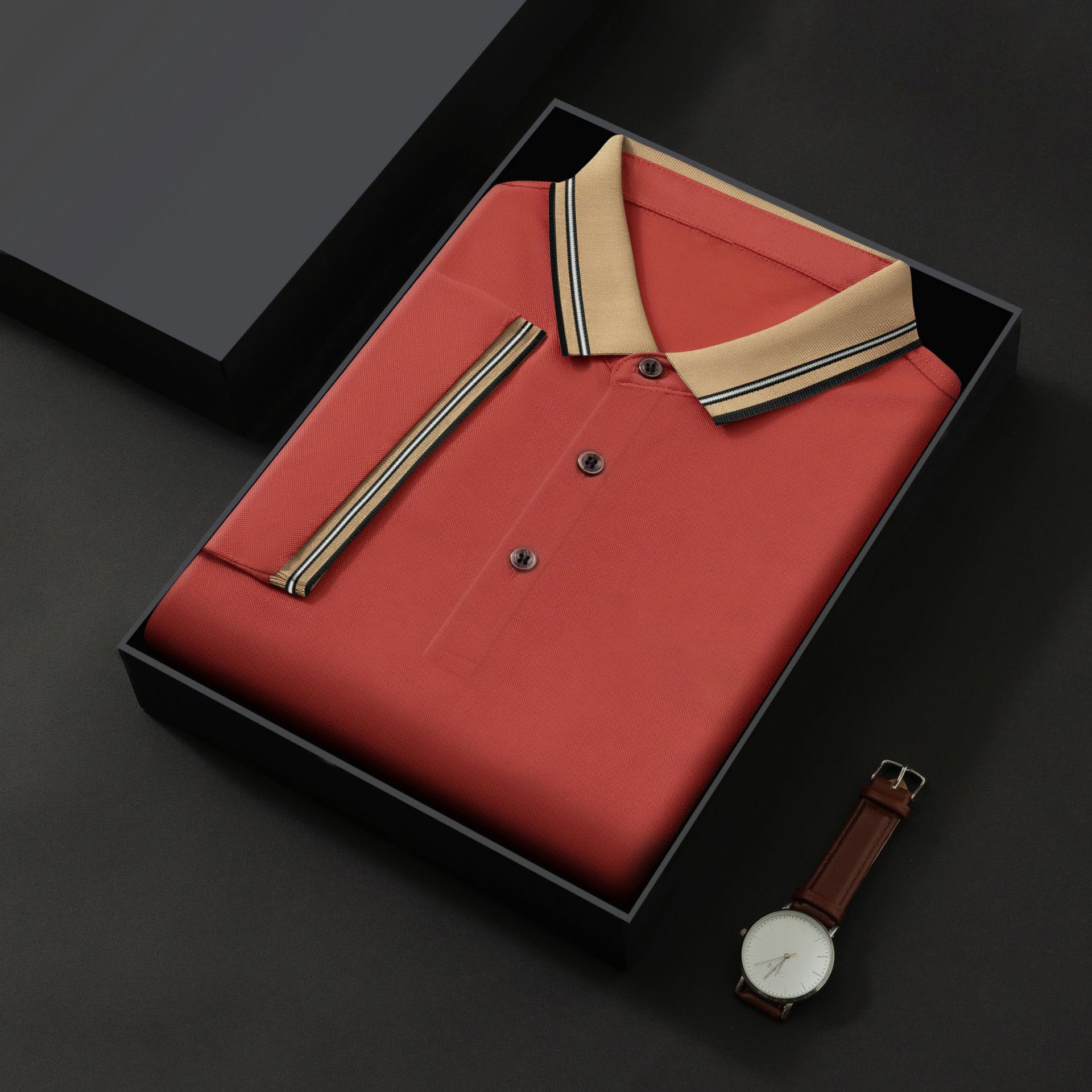 สีส้มแดง