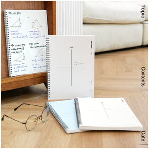 Korean Made Anti micro bial Notebook 190x260mm 70 Seite Vier Division Math Note Mathematik Studenten Akademie OEM verfügbar - Product Image 1