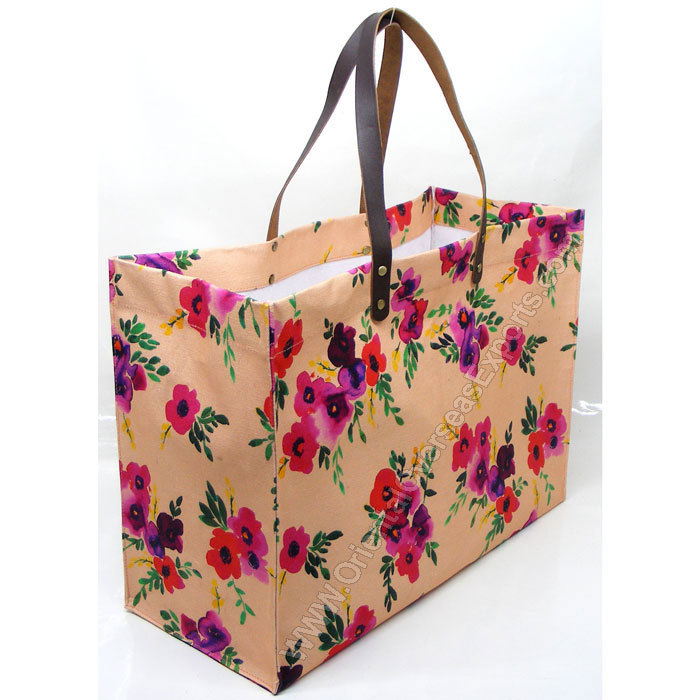 Print on White Fabric