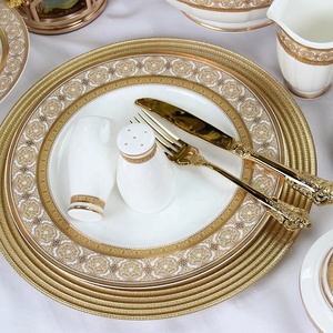 生产陶瓷产品骨瓷器皿餐饮具精美瓷器晚餐套装餐具 - Product Image 4