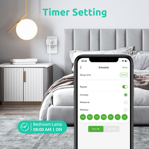 Akıllı ev wifi 1800w app kontrol FCC sertifikalı Alexa/Google/homekit ses kontrolü akıllı İngiltere/ab/abd plug - Product Image 4