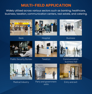 ตู้โชว์การจัดการคิวแบบตั้งพื้นไร้สายพร้อมหน้าจอสัมผัสแบบตัวเก็บประจุ PCAP IP65การจัดอันดับ - Product Image 5