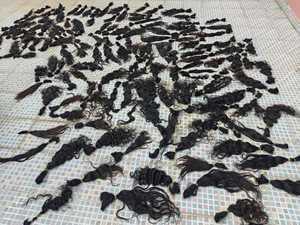 ผมต่อแบบชาวพม่าสำหรับต่อผมมนุษย์หยิกเป็นลอนหยิกสีดำธรรมชาติ - Product Image 5
