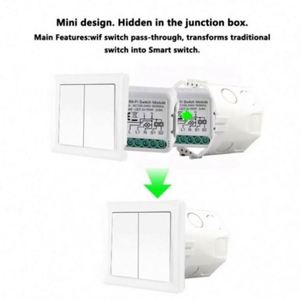 Rete 3.0 Wifi Zigbee sistema domestico intelligente Tuya Rf Mini modulo interruttore 250v modulo interruttore senza neutro - Product Image 4