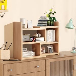 Bàn Bằng Gỗ Tủ Với Có Thể Điều Chỉnh Kệ Văn Phòng & Lưu Trữ Nhà Giá 3-Tier Gỗ Óc Chó Màu 30Cm - Product Image 5