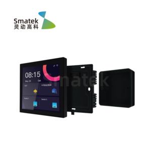 2024 yeni tasarım akıllı yaşam ev ev akıllı anahtar dokunmatik ekran ile WiFi BLE kablosuz Tuya duvar anahtarları kontrol paneli S6RE - Product Image 2