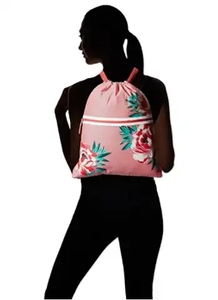 Sublimación personalizada Draw String Girls Daypack Adolescentes Patrón Lindo Poliéster Mochila con cordón Mochila de viaje Mochila de nylon para Wome - Product Image 3